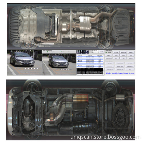portable UVIS under car inspection machine